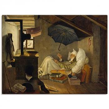 Wandbild ARTLAND Der arme Poet. 1839, braun