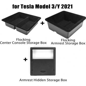 Tesla Model 3/Y 2022 Central Flocking Organizer Tray