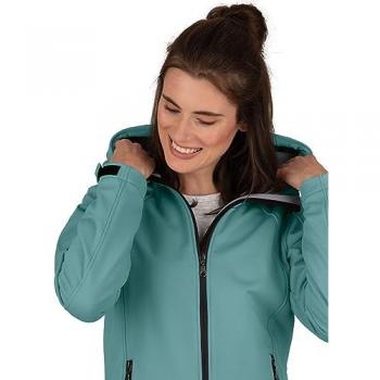 Trigema Softshelljacke »TRIGEMA Taillierte Softshell–Kapuzenjacke«, (1 St.)