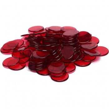 100pcs Colorful Poker Chips - Casino Bingo Tokens, 19mm