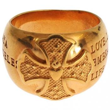 Nialaya, Rings, female, Yellow, Size: 50 MM Gold Plated Silver Womens Ring