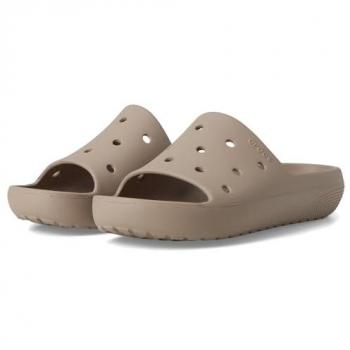 Sandales Glissantes Crocs Taupe