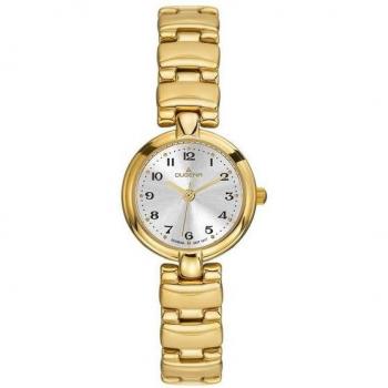 Dugena Edelstahl Armbanduhr für Damen