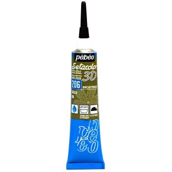 PEBEO Setacolor 3D Dimensional Brod'Perle Effetto Perlato Tessuto Pittura 20ml Tubo