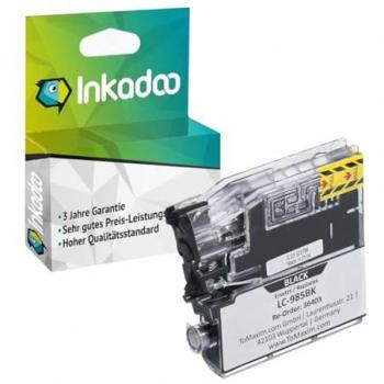 Inkadoo Brother LC-985BK Tintenpatrone, schwarz
