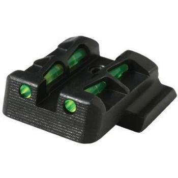 HiViz LITEWAVE GLLW15: Universal Glock Rear Sight for 9mm, 40 S&W & .357 SIG