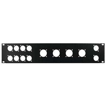 OMNITRONIC Frontplatte Z-19 8x D-Type/4xNL8/T 2HE