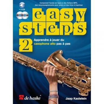Easy Steps für Altsaxophon, mit 2 Audio-CDs. Bd.2, Fachbücher
