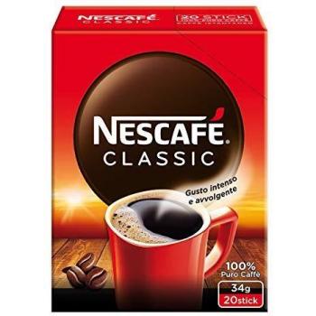 NESCAFÉ CLASSIC Caffè Solubile Confezione da 20 Sacchetti