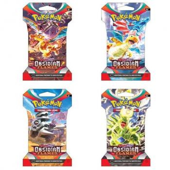 Scaffale Booster Pokémon TCG Scarlet & Violet 03 con custodia (24)