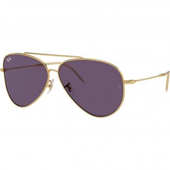 Ray-Ban RBR0101S Aviator Reverse 001/1A Pilot Sunglasses Gold Size 62