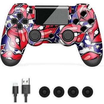 Joystick P*S*4 Shock Doppio 6‑Assi TouchPad e Jack Audio