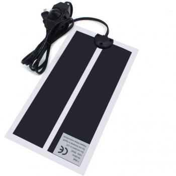 7W Reptile Heating Pad 15x28 cm - Pet Incubator & Bed Warmer for Dogs, Cats, and Amphibians (EU Plug)