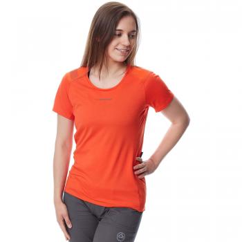 La Sportiva Compass - T-Shirt Tecnica Trekking Donna M Rosso Ciliegia