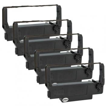 5x Purple Ink Ribbon Cartridge for Wincor Nixdorf Beetle 70 Dot Matrix Receipt Printer - Vhbw