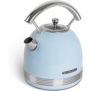 Bouilloire électrique sans fil 1,7 L bleue