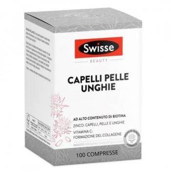 Swisse Capelli Pelle Unghie Integratore Biotina e Zinco 100 Compresse