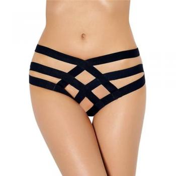 Christine Le Duc Damen Slip Schwarz (L)