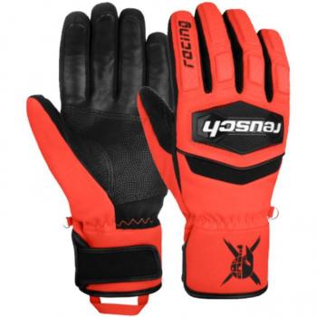 Guanti sci Reusch Worldcup Warrior R-TEX® XT black-fluored taglia 7