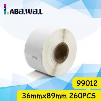 3 rollos de papel térmico Dymo 99012
