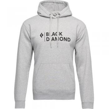 Sudadera con Capucha Black Diamond Mini Stacked Gris Claro