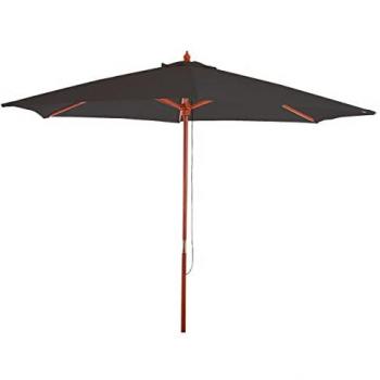 Parasol Florida Ø 3m en polyester et bois