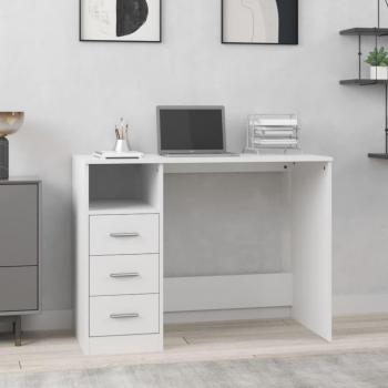 Vidaxl Büro-Schreibtisch mit Schubladen 102x50x76 cm Holzwerkstoff