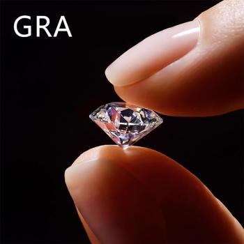 Moissanite Loose Gemstone 0.8ct 6mm D Color VVS1 Round Diamond Shape