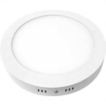 GARZA Downlight LED superficie redondo 24 W 2160 lm BCO