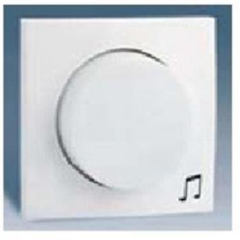 Tapa y Botón Potenciómetro Altavoz Simon 28 Blanco Nieve