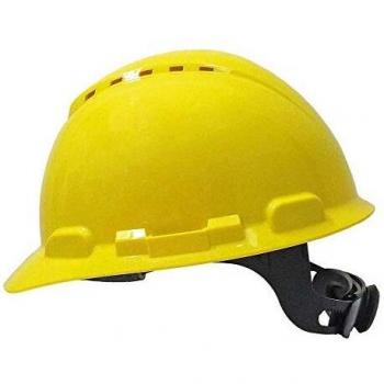 3M Casco de protección con arnés de ruleta Amarillo