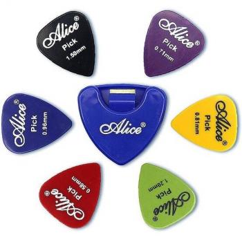 Médiators Alice - 6 pièces, acoustique et électrique