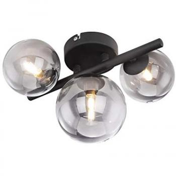 Lighting - RIHA Wandleuchte Metall schwarz matt 3x G9 LED
