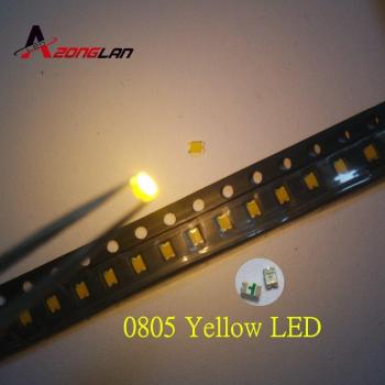 100PCS 0805 Yellow SMD LED Diodes