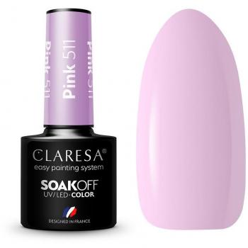 Claresa SoakOff UV/LED Color Balloon Journey Gel Nail Polish Shade Pink 511 5 g