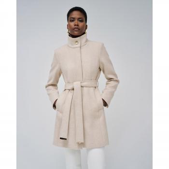 Salsa Jeans Cappotto The Reimagined in Lana Beige Medio XL