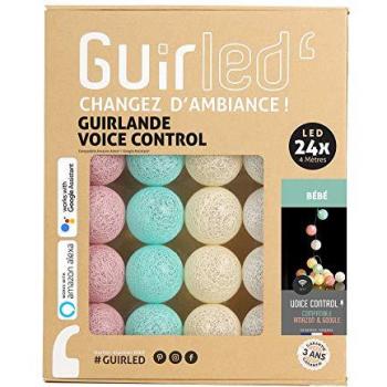 Guirlande LED USB Rose Intelligente – Contrôle Vocal