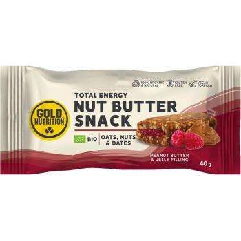 Barrita energética Bio de Cacahuete y Miel GoldNutrition 35G
