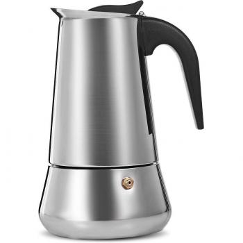 Moka Espresso Topf aus Edelstahl