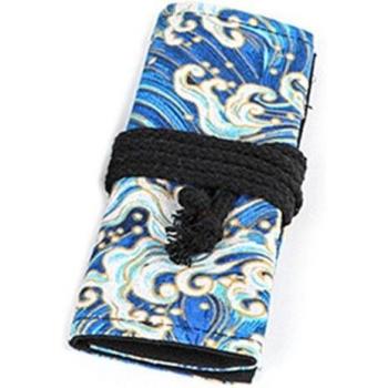 24 Holes Canvas Roll Up Pencil Bag