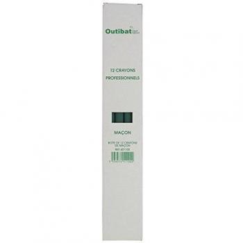 Outibat - Crayon Maçon Bte/12 Vert - 451100