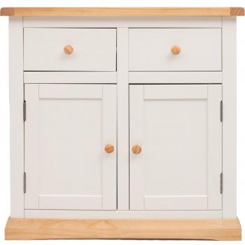 Trevi Off White 2 Drawer 2 Door Sideboard Wood Knob
