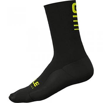 Ale Strada 2.0 Long Socks Set – Black/Yellow Stripe (EU 36–39) Unisex