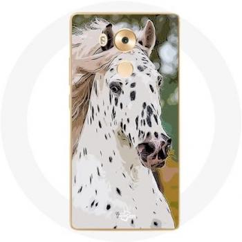 Huawei Mate 8 White Horse Protective Cover