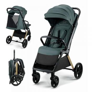 Poussette Compacte Kinderkraft LOOM - Pliage Rapide - Vert