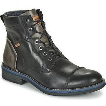 Botas de hombre Pikolinos de piel con cordones y cremallera lateral