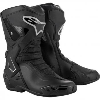 Alpinestars SMX-6 V3 Bottes Imperméables pour Femmes – Noir & Argent Taille 43