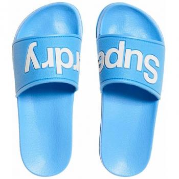 Superdry EVA Pool Slide, Tongs Femme, Bleu (Seafoam Blue Vyj) 39/40 EU