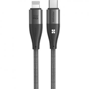 Promate Icord Cable USB-C a Lighting 20W Trenzado 1.2m