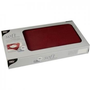 Papstar Soft Selection Mitteldecke 80x80 cm in Bordeaux
